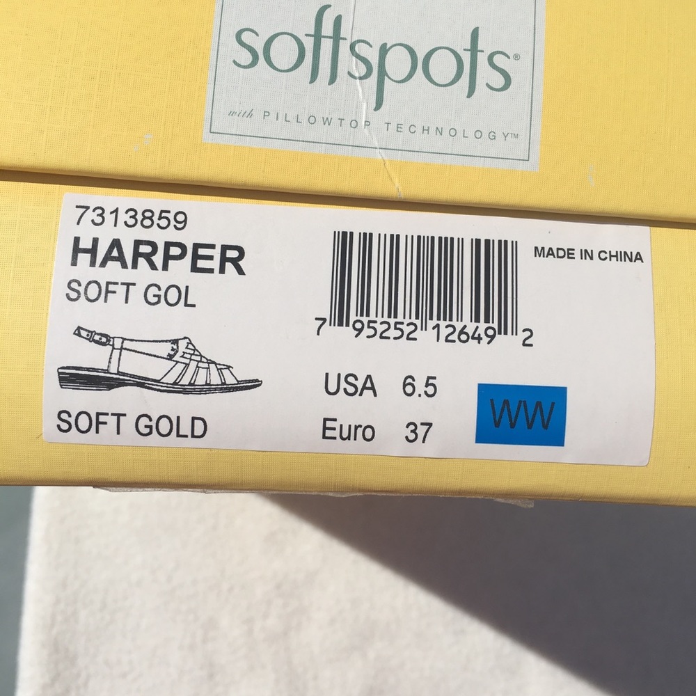Softspots Harper sandal size 6.5 W NIB - Picture 8 of 8